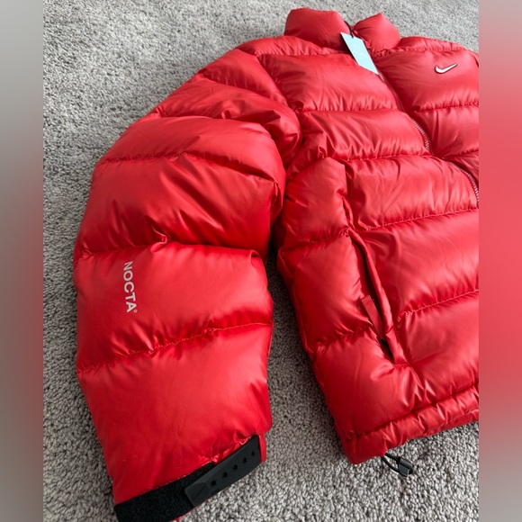 RARE Nike x NOCTA Drake Sunset Red Puffer Jacket DO2783-657 Mens Size XXL - Picture 3 of 8